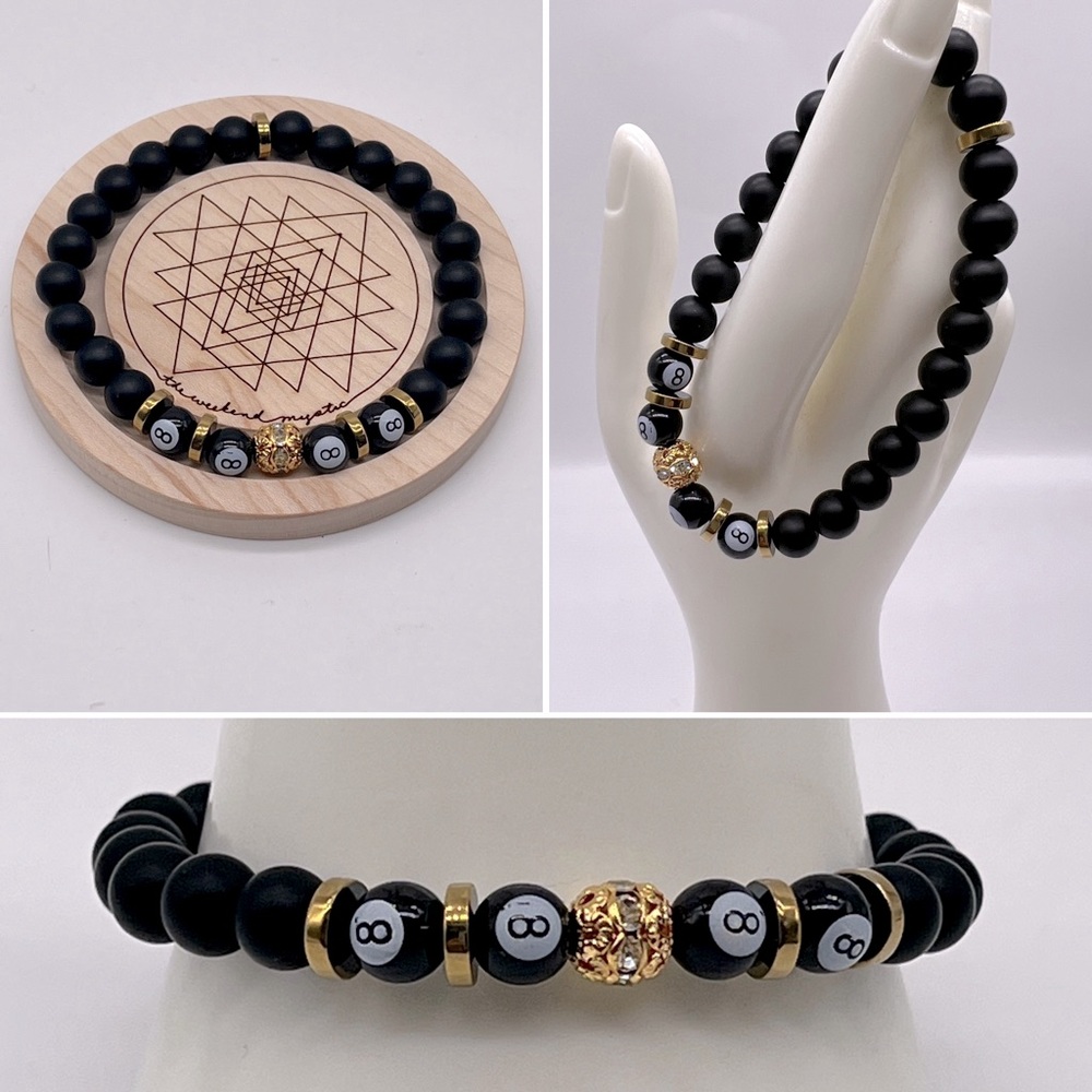 8 ball bracelet - Picture 5 of 6